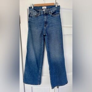 FRAME Le Slim Palazzo High Waist Wide Leg Jeans